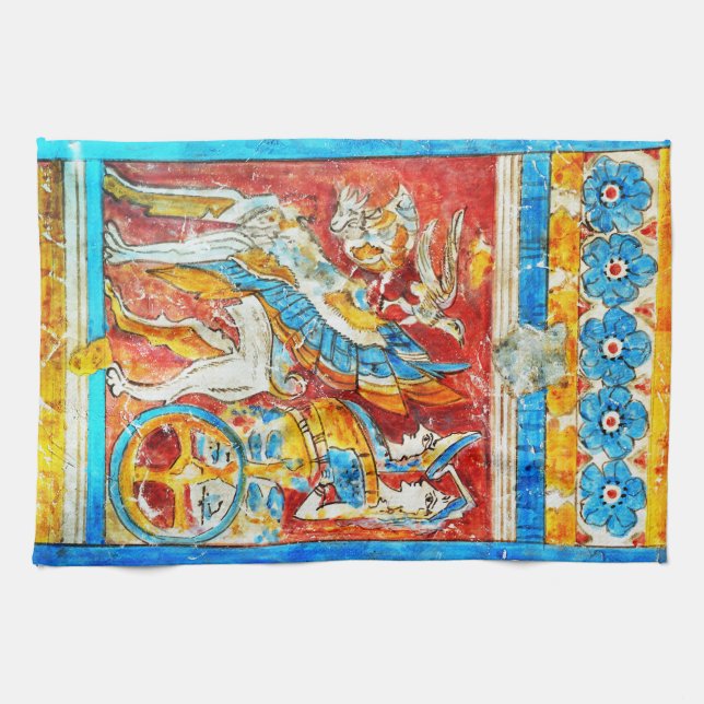 ancient greece traditional greek mythology wall pa tea towel (Horizontal)