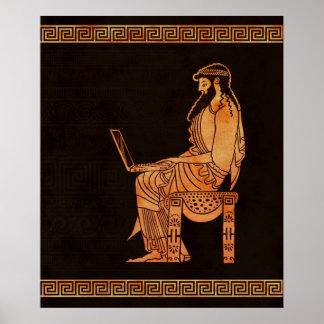 Ancient Greek Businessman Poster