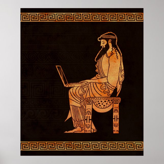 Ancient Greek Businessman Poster (Front)