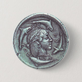ancient Greek coin button