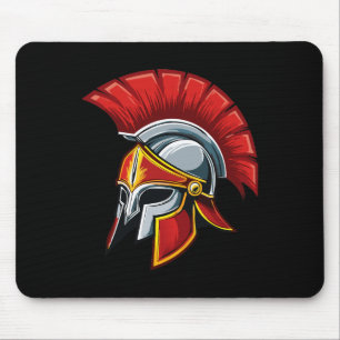 Ancient Greek Corinthian helmet Mouse Mat