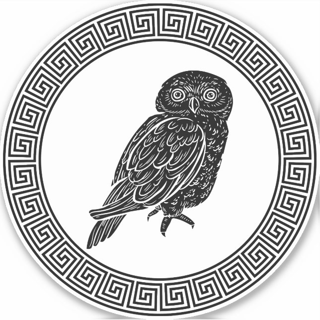 Ancient Greek Design Athena's Owl (Front)