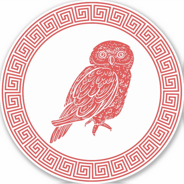 Ancient Greek Design Athena's Owl (Front)