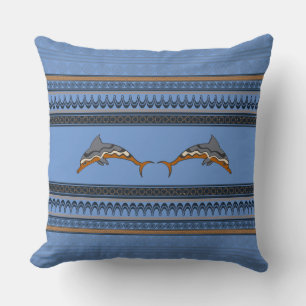 Ancient Greek Dolphin Cushion