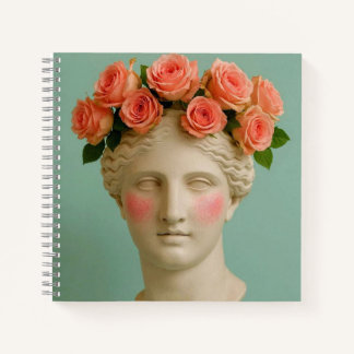 Ancient Greek flower Woman Notebook. Notebook