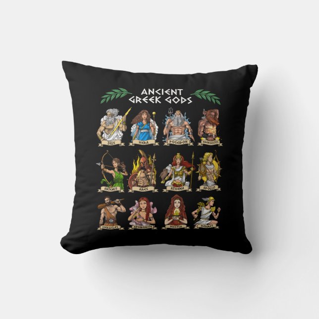 Ancient Greek Gods Cushion (Front)