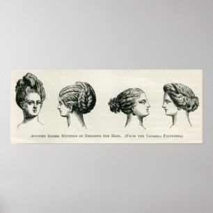 Ancient Greek Hairstyles Poster