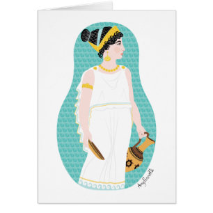 Ancient Greek Matryoshka Card