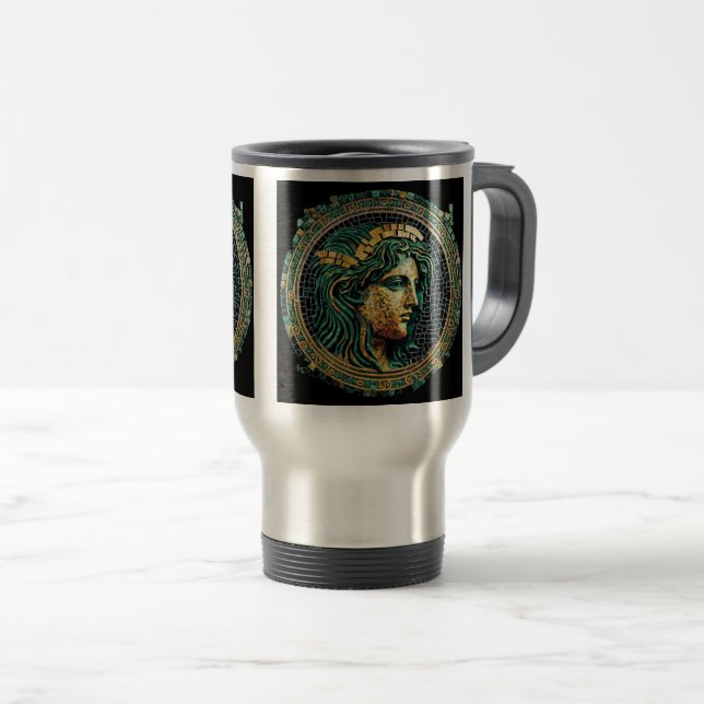 Ancient Greek Mystery Travel/Commuter Mug, 15 oz  Travel Mug (Front Right)