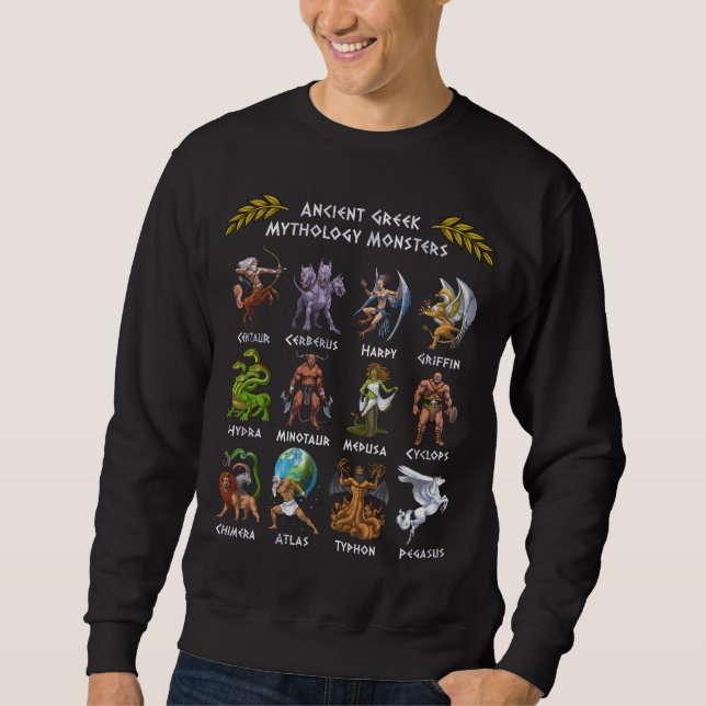 Ancient Greek Mythology Monsters Sweatshirt (Front)