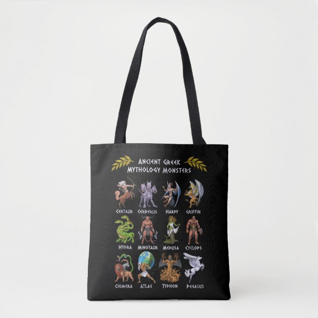 Ancient Greek Mythology Monsters Tote Bag (Front)