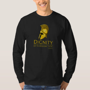 Ancient Greek Philosophy Aristotle Quote On Dignit T-Shirt