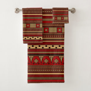 Ancient Greek Rhodian Geometrical Pattern Towel