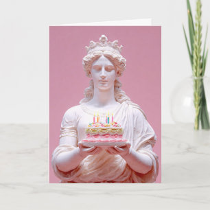 Ancient Greek Statue Funny Birthday Card