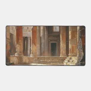 Ancient Greek Temple Ruins Desk Mat