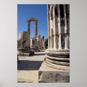Ancient Greek Temple Ruins Poster