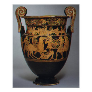 Ancient Greek Terracotta Volute-Krater ca. 450 BCE Poster