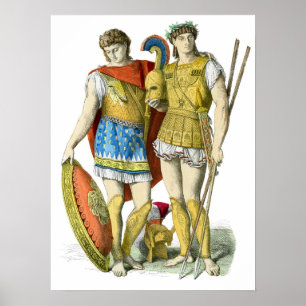 Ancient Greek Warriors Poster