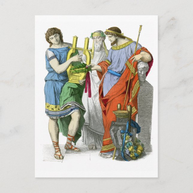 Ancient Greeks Postcard (Front)
