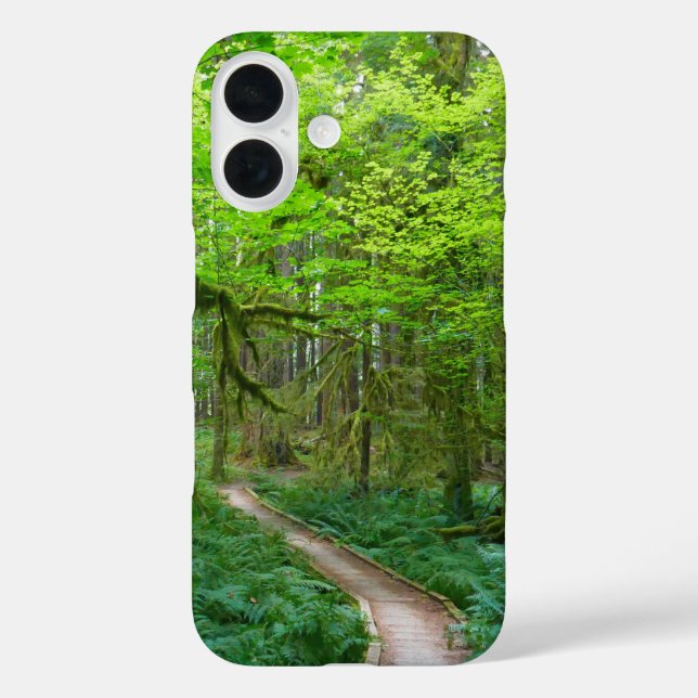 Ancient Groves Trail at Olympic National Park Case-Mate iPhone Case (Back)