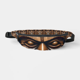 Ancient Guardians: Tiki Wood Art Bum Bags