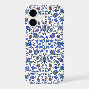 Ancient Handmade Turkish Floral Tiles Pattern