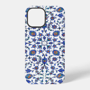 Ancient Handmade Turkish Floral Tiles Pattern iPhone 12 Pro Case