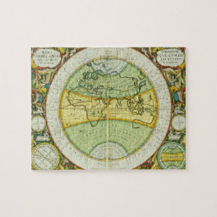 Ancient Hemispheres of the World, plate 94 from 'T Jigsaw Puzzle