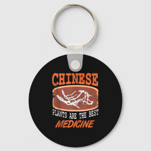 Ancient Herbal Roots From Nature Wisdom Humour Tan Key Ring