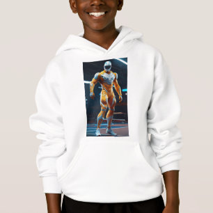 Ancient Hero Sculpture Print Kids Hoodie
