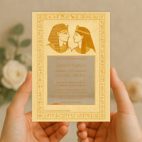 Ancient Hieroglyphs King & Queen Egyptian Wedding