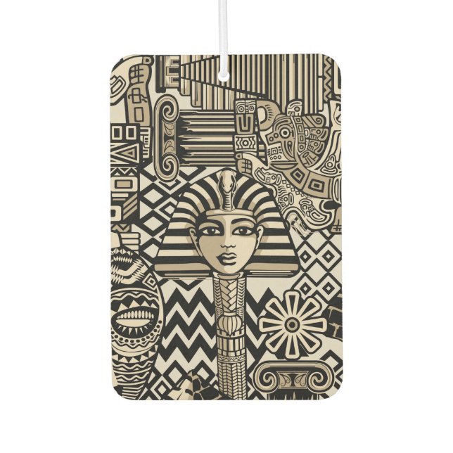 Ancient Historical Symbols Tattoo Style Car Air Freshener (Front)
