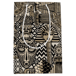 Ancient Historical Symbols Tattoo Style Medium Gift Bag