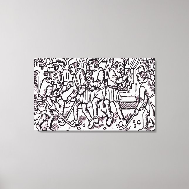 Ancient Hockey’ Canvas Print (Front)