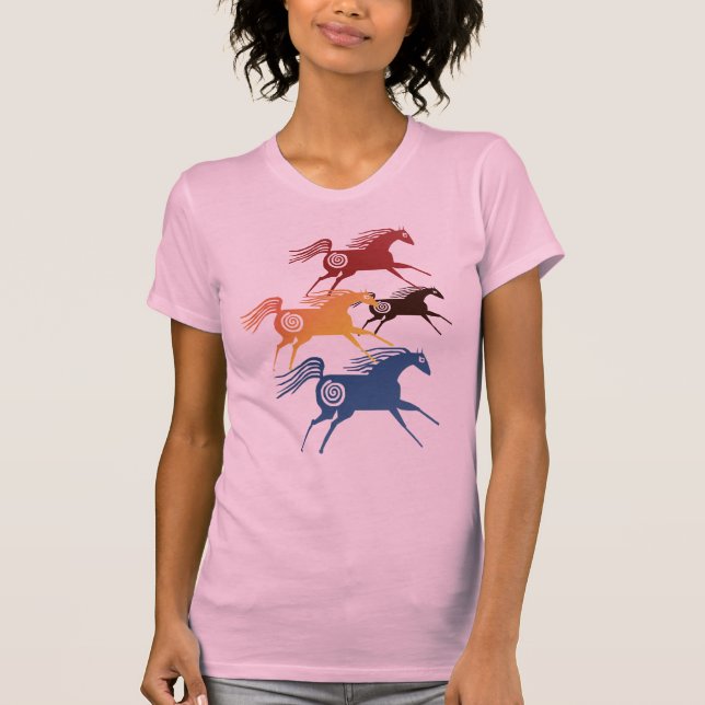 Ancient Horses  T-Shirt (Front)
