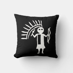 ancient idol geoglyph symbol petroglyph amerindian cushion