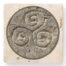 Ancient Image Of A Triskelion