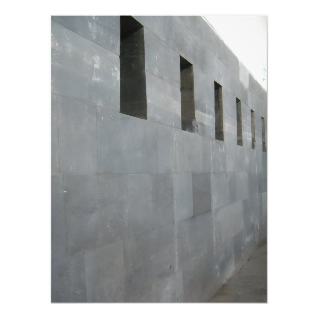 Ancient Incan Stone Wall Architecture Print (Front)