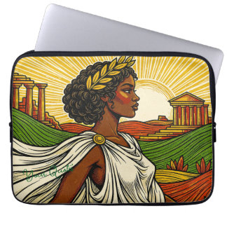 Ancient Inspired Female Portrait Laptop Sleeve
