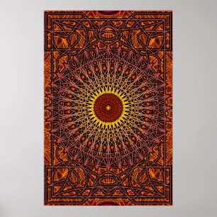 Ancient Intuitions Mandala Art Poster