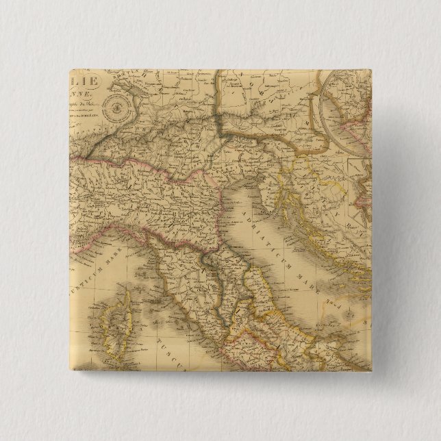 Ancient Italy 2 15 Cm Square Badge (Front)