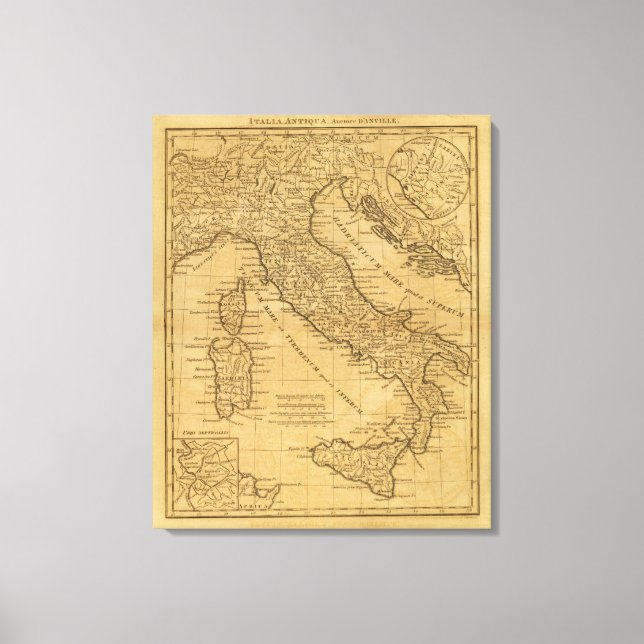 Ancient Italy Canvas Print (Front)