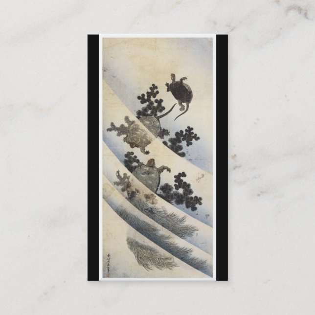 Ancient Japanese Art Business Card (Front)