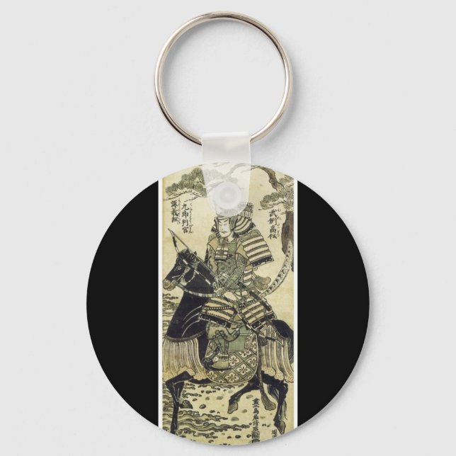 Ancient Japanese Art Keychain (Front)