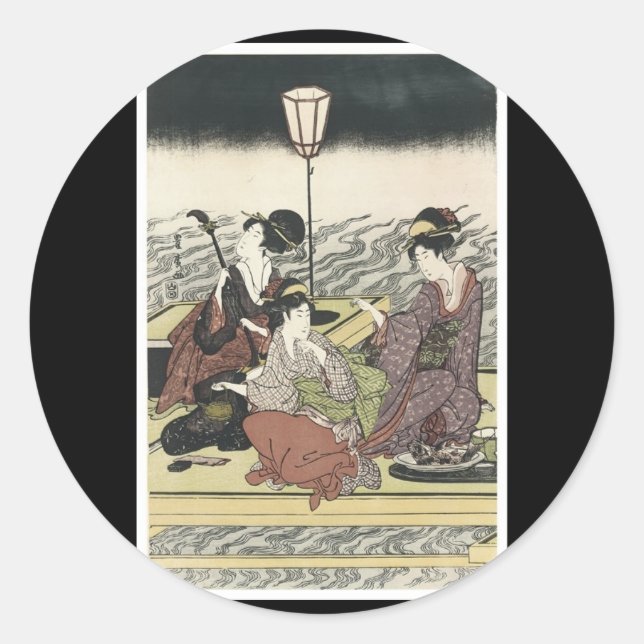 Ancient Japanese Art Sticker (Front)