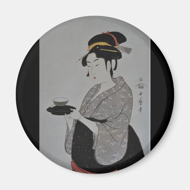 Ancient Japanese Painting circa 1793 Magnet (Front)