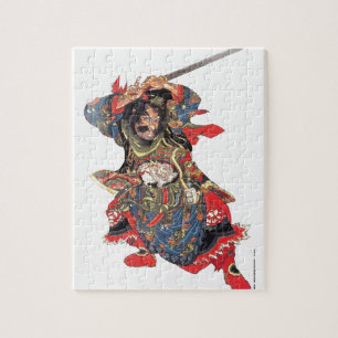 ANCIENT JAPANESE SAMURAI WARRIOR JIGSAW PUZZLE