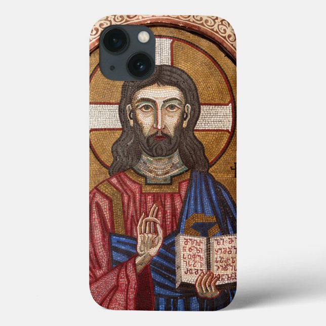 Ancient Jesus Mosaic Case-Mate iPhone Case (Back)