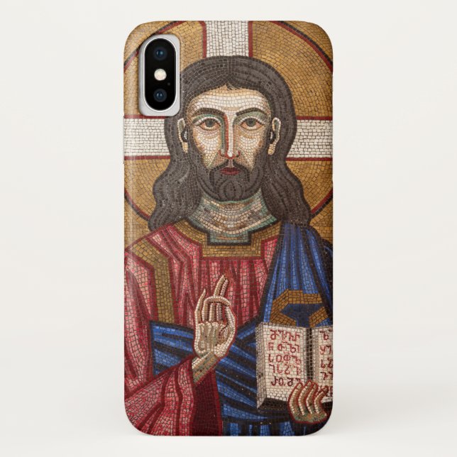 Ancient Jesus Mosaic Case-Mate iPhone Case (Back)