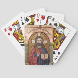 Ancient Jesus Mosaic Playing Cards